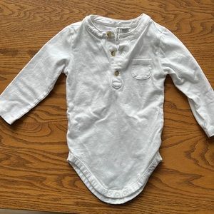 Janie and Jack White long sleeve shirt